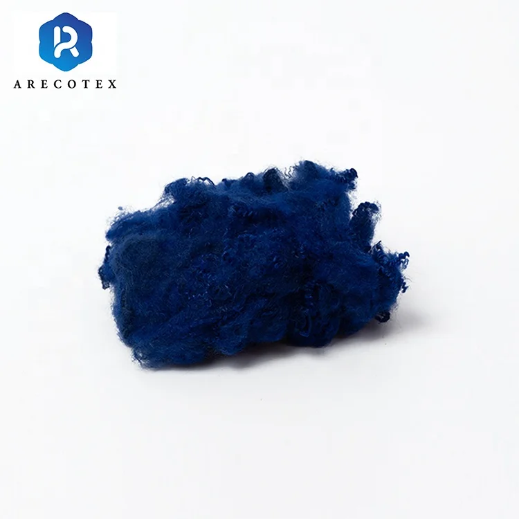 Hot-selling plush interior filling material 1.2dx38 mm 1.5dx38mm composite non-silicified microfiber