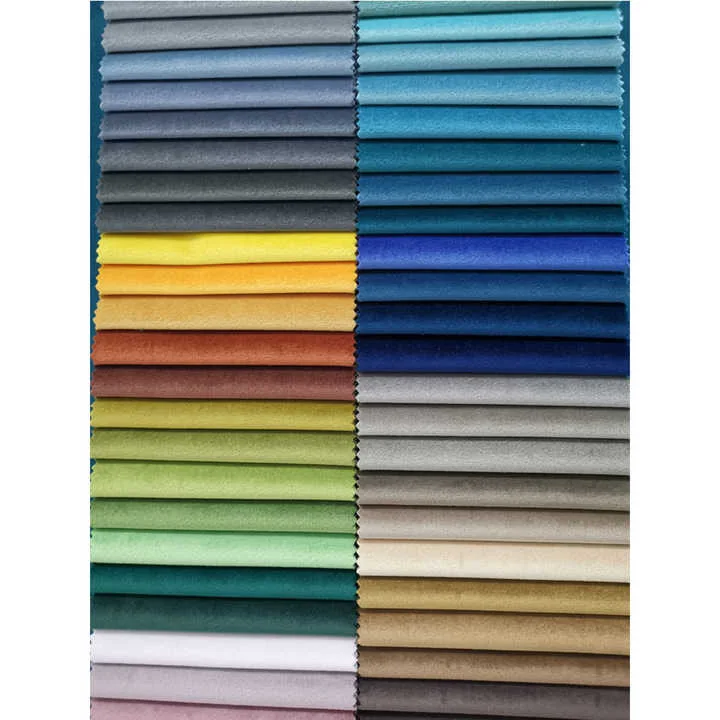 100% polyester sofa textilewaterproof solid orange upholstery holland velvet fabric for sofa