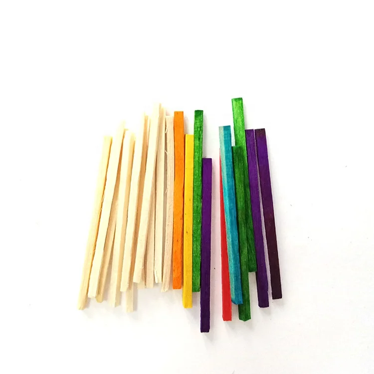 Kid DIY Craft wooden color match stick in bulk