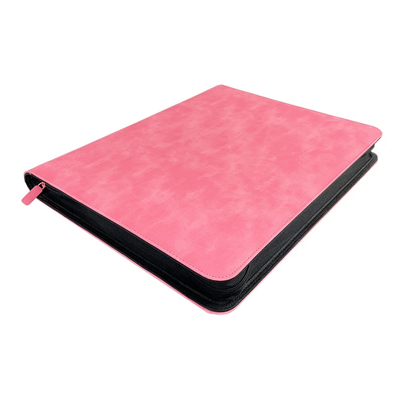 Cowboy print large 9-panel hard card holder booklet basketball soccer card toploader double protection card booklet