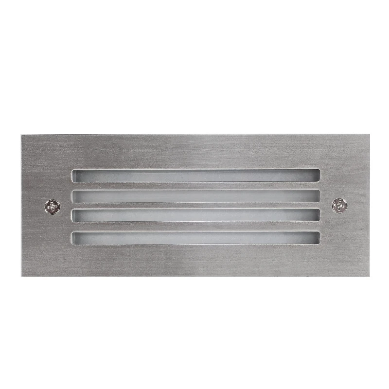 Modern indoor mini 1w 3w  12v  rgb stainless steel pc rectangular recessed stairway  inground garden  stairs led  step light