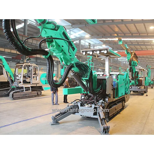 Full Hydraulic Underground Mining Rock Drilling Machine With 25 sq.m. Work Area