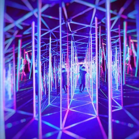 Hot sale metal stainless steel acrylic glass amazing mirror maze/maze mirror for entertainment