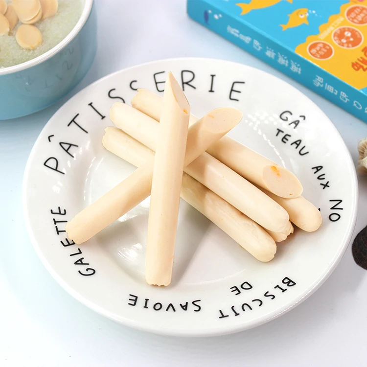 
 Питательная сосиска трески для детей  