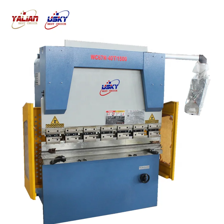 
YALIAN/USKY CNC press brake machine 135T/3200mm Delem DA69T system Short delivery time Long warranty 