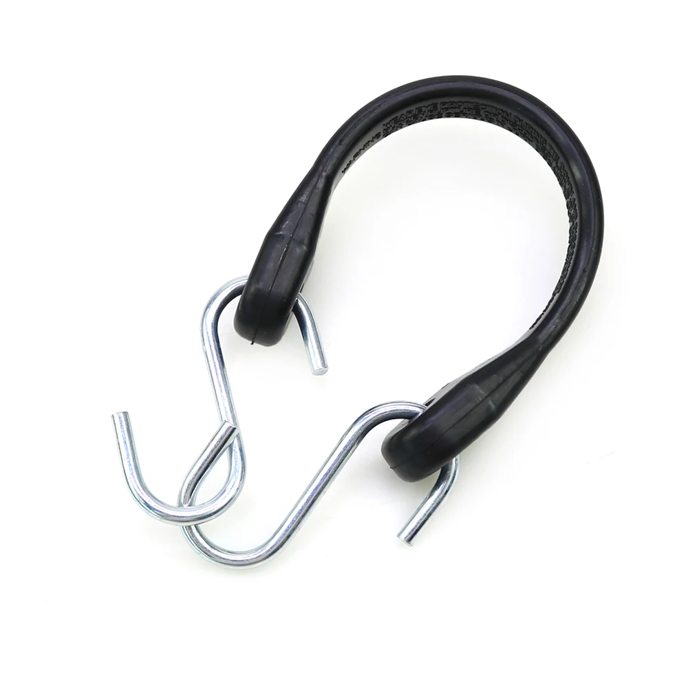 High elastic Tents lashing rubber band Adjustable Flat EPDM Rubber rope Tarpaulin tie down Strap