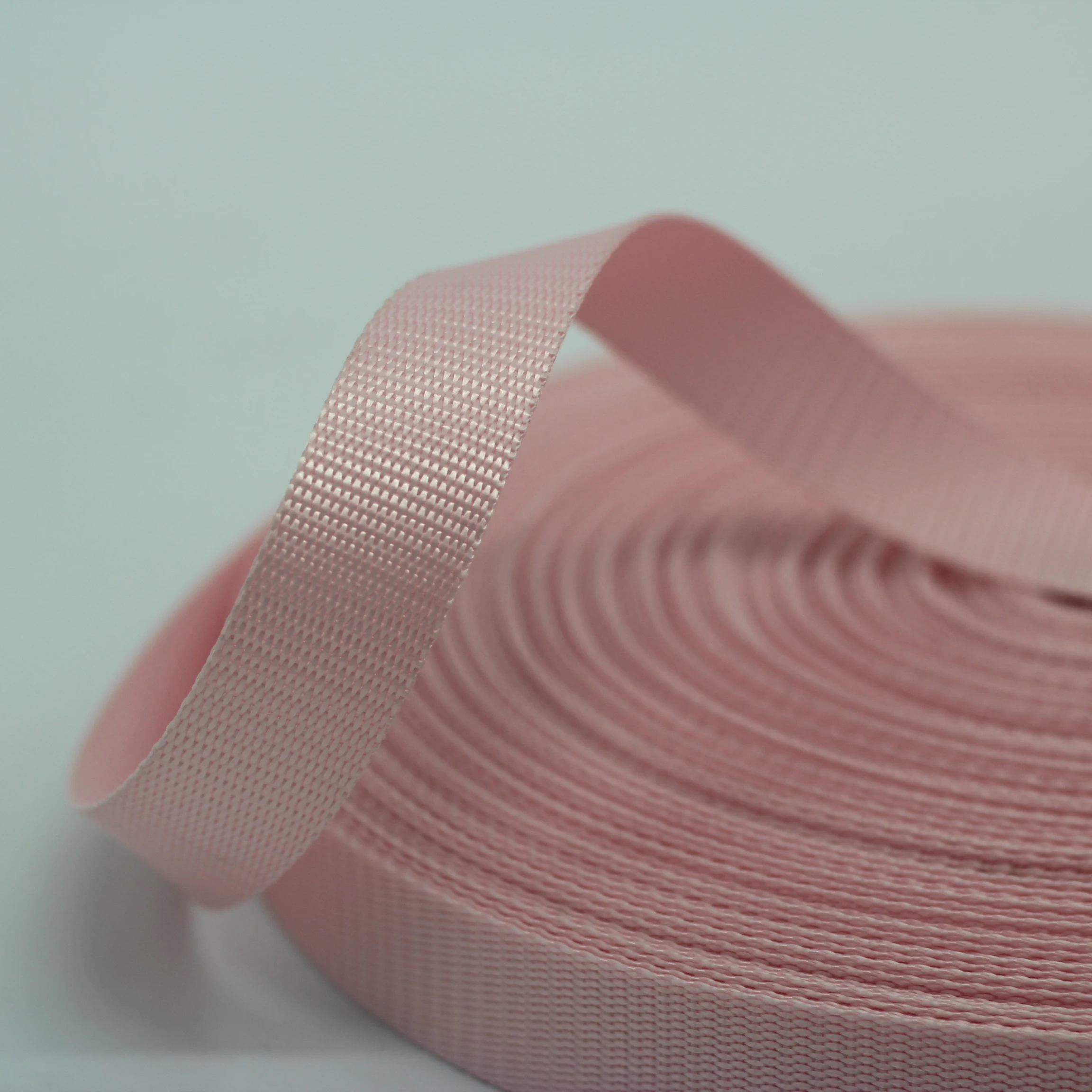 wholesale Eco-friendly Nylon Polyester tape Durable 100% polyester bundling belt webbing web band
