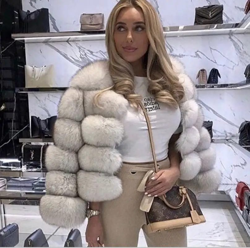 New Design Modern Fashion Plus Size Jacket Fluffy Fall Warm Trendy Faux Winter Fur Ladies Winter Women Coat