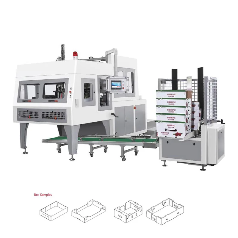 ZX-1600 Fully Automatic Corrugated Box Making Machine/Cardboard Boxes Forming Machine For Fruit Box