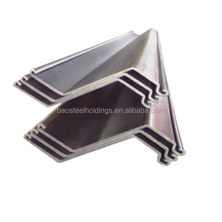 Prime quality newly produced hot rolled carbon steel z type u type steel sheet pile