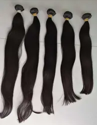 raw virgin weft human hair one donor unprocessed weaving hair extension