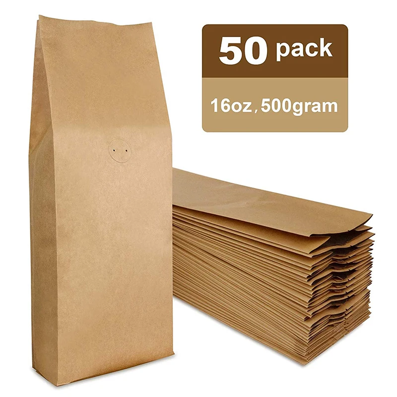 
Custom Printed Powder Recyclable Side Gusset Pouch Film Packaging Ecological Coffee Bags 