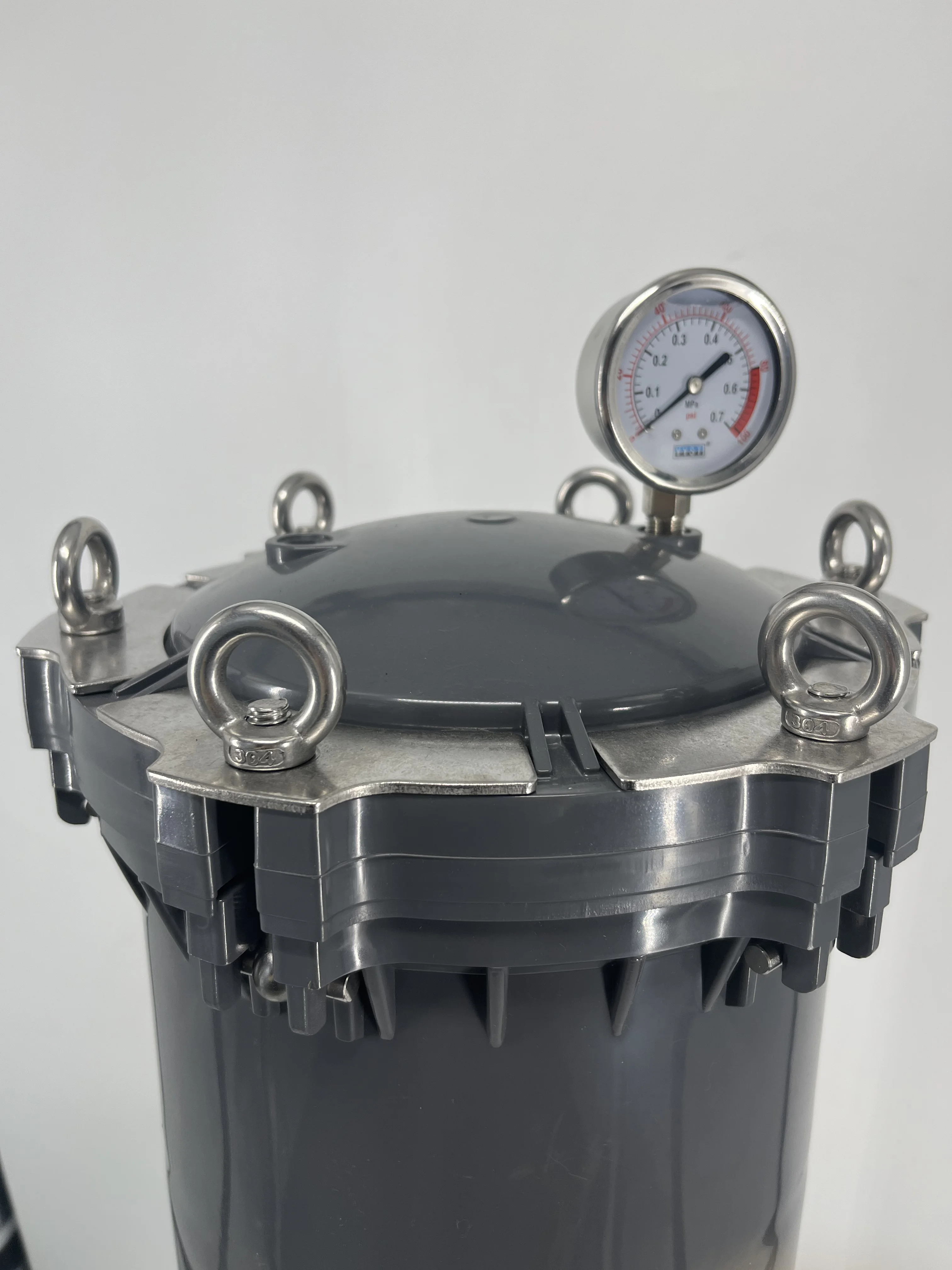 10-inch bag vessel pvc housing for water filter sale