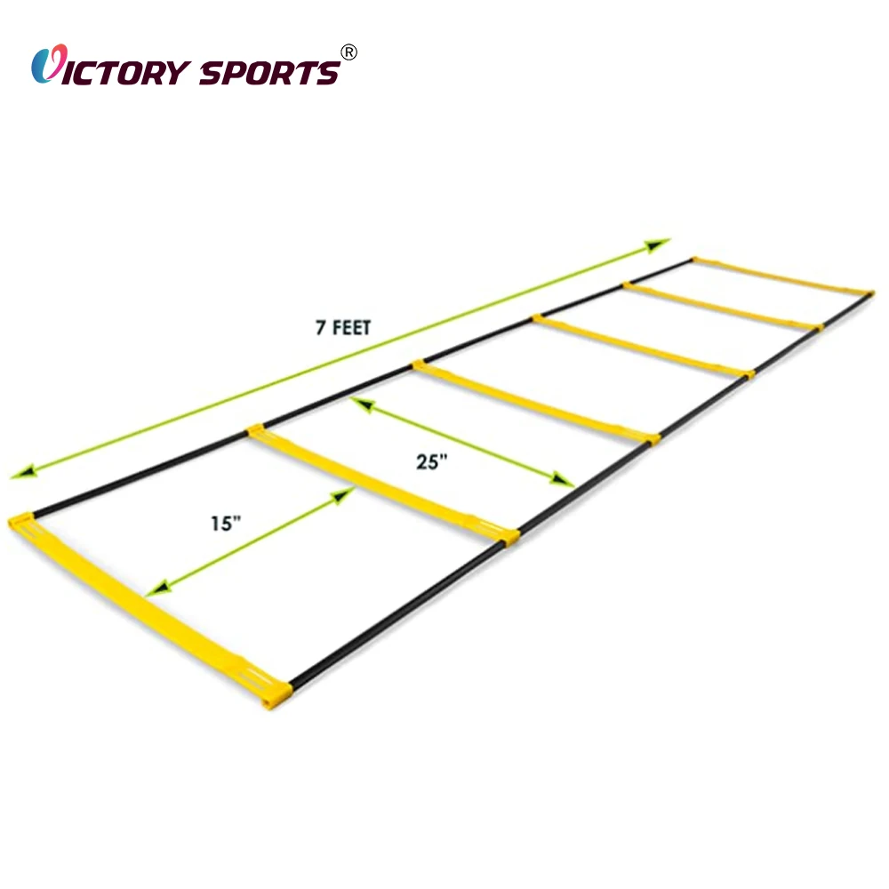 Adjustable customized logo soccer training outdoor agility speed ladder