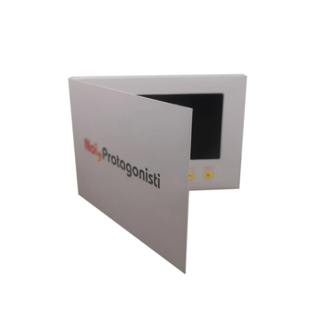 Фабричная поставка 7 дюймов 2 Гб памяти A4 Размер модуль цифровой буклет видео Lcd видео брошюра карта