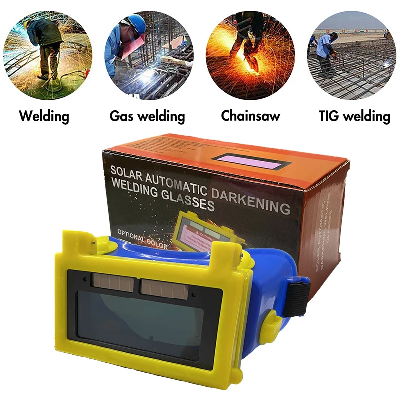  RHK OEM Industrial Flip Up Eye Protection Safety Solar Automatic Dimming Welding Goggles Auto Darkening With Good