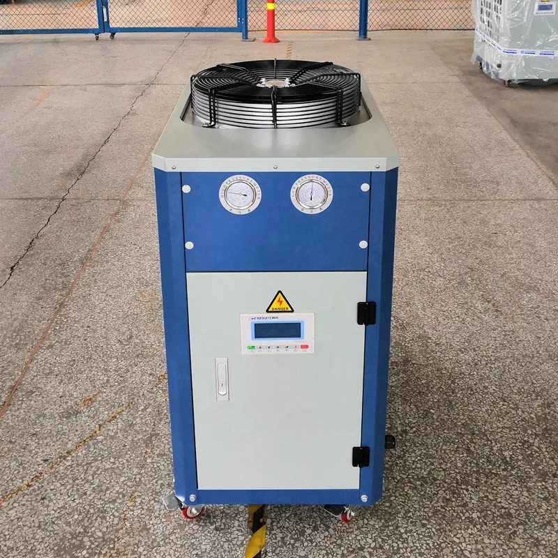 Make cold water plastic processing chillers manufacturer plant industrial air cooled chiller