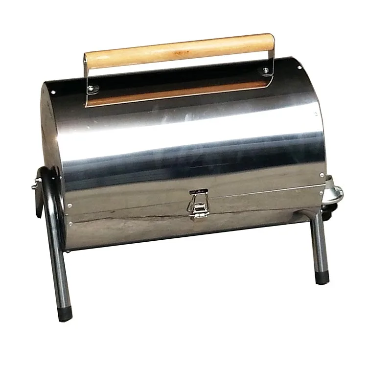 New Preduct barrel shaped Portable folding doble side propane korean bbq gas grill for camping outdoor