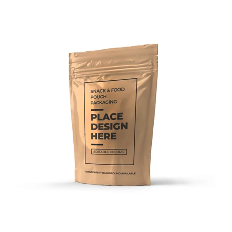 
Wholsale Biodegradable Rcycled Flexible Laminate Tea Packaging Kraft Paper Bags 