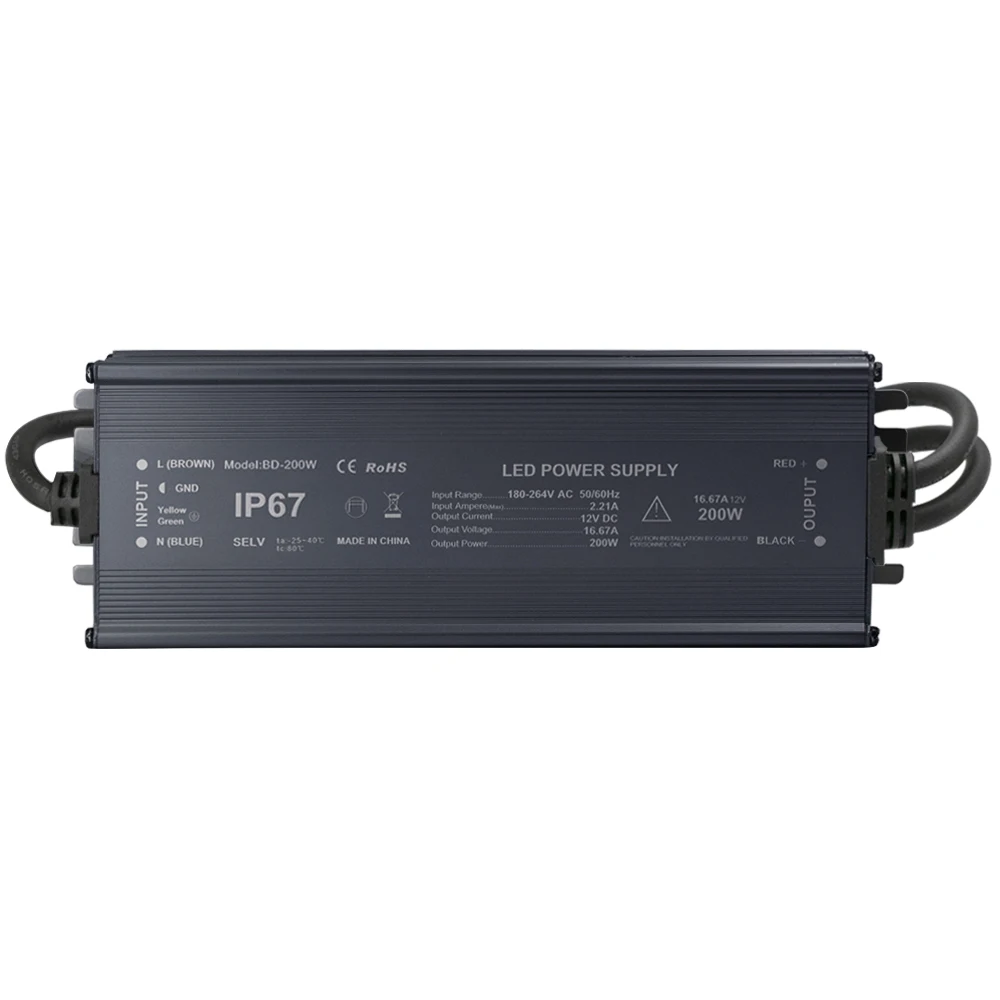 Efficiency universal outdoor led power supply waterproof IP65 constant current led driver 20W 50W 60W 100w 150W for led light
