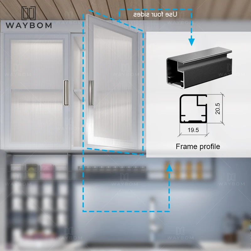 guangdong Wardrobe Handle Profile Gola Aluminium Kitchen Hidden Pull Cabinet Shelves Shower Section China manufacturers