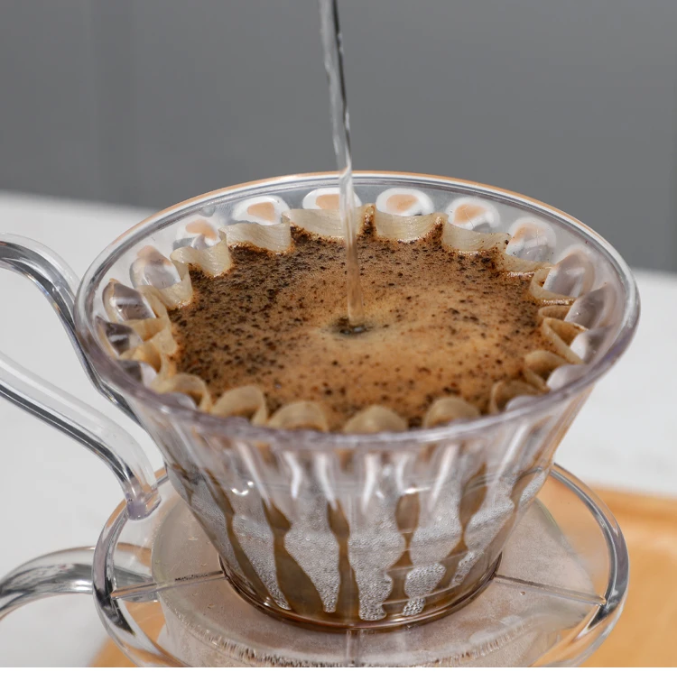 Специальная дизайнерская широко используемая натуральная кофейная фильтровальная бумага для кофе цвета древесины