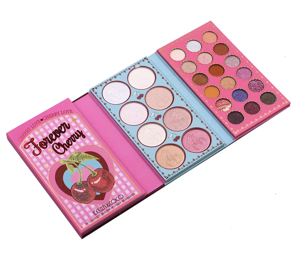 Makeup tray new 62 color folding pearl matte eye shadow highlight new product