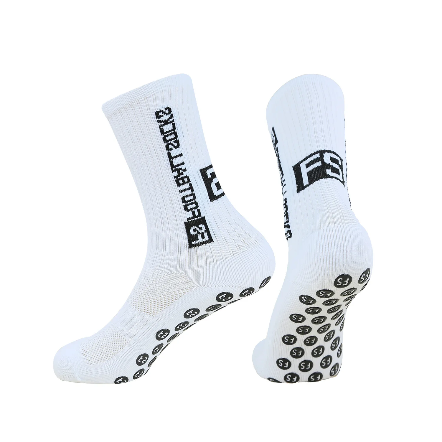OEM Manufacture non slip soccer sock custom design anti slip soccer grip socks with logo