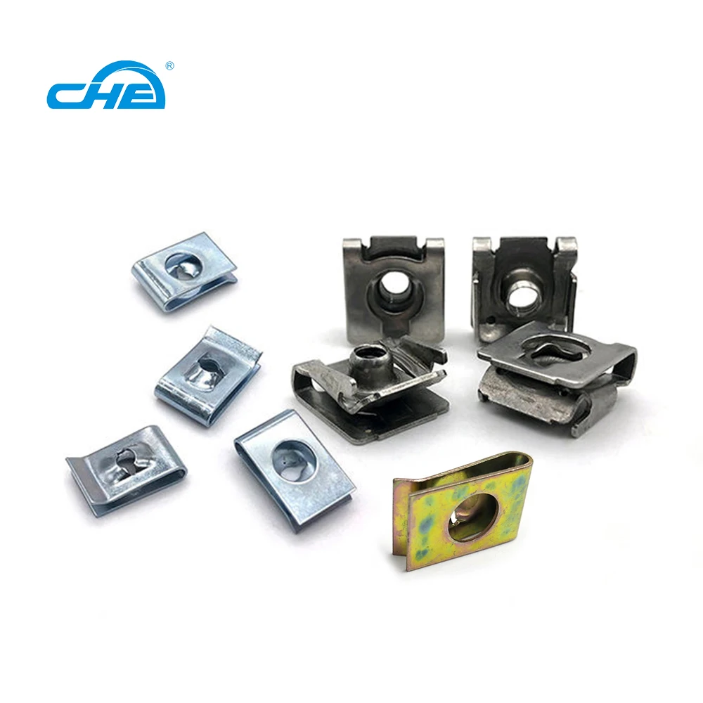 DIN 34818 M6 скорость U-образный зажим пружинная гайка желтая оцинкованная сталь u-образный