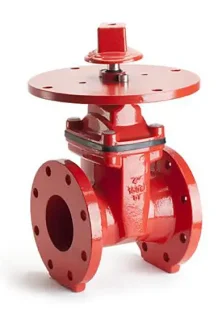 FM/UL  200PSI-NRS Type Flanged End 6 inch non rising firefighting soft seal cast ductile iron flange gate valve
