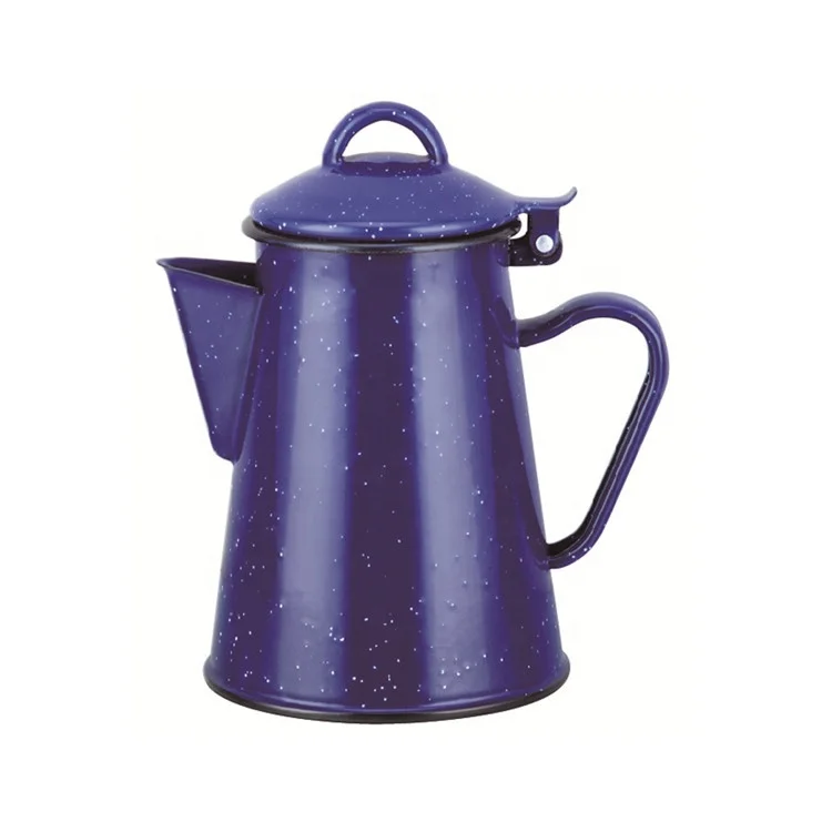 1.2L Zhili Enamel Hand Pot For Coffee Enamel Teapot Enamel Water Kettle