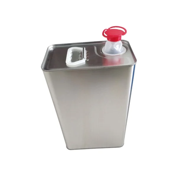 
 Оптовая продажа, квадратная Жестяная Банка F-style, 1 кварта для клея с крышкой носика  