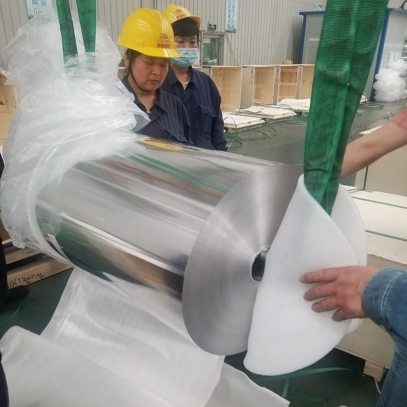 Frosted and bright aluminum foil mill finished O temper 30 um 60 um 8011 aluminum foil coil price per kg