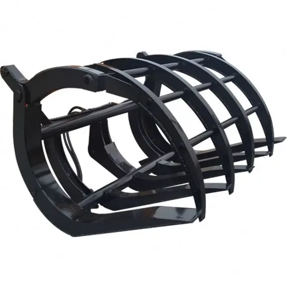 Loader attachment mixing bucket four in one bucket shovel grab bucket hopper digger mixer fork log grapple