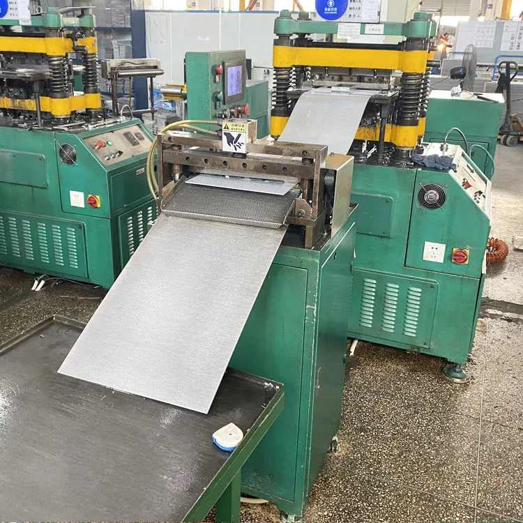 OEM Radiator stainless steel Waving Folding Louvered  sheet metal Corrugated fins plate for heat exchange