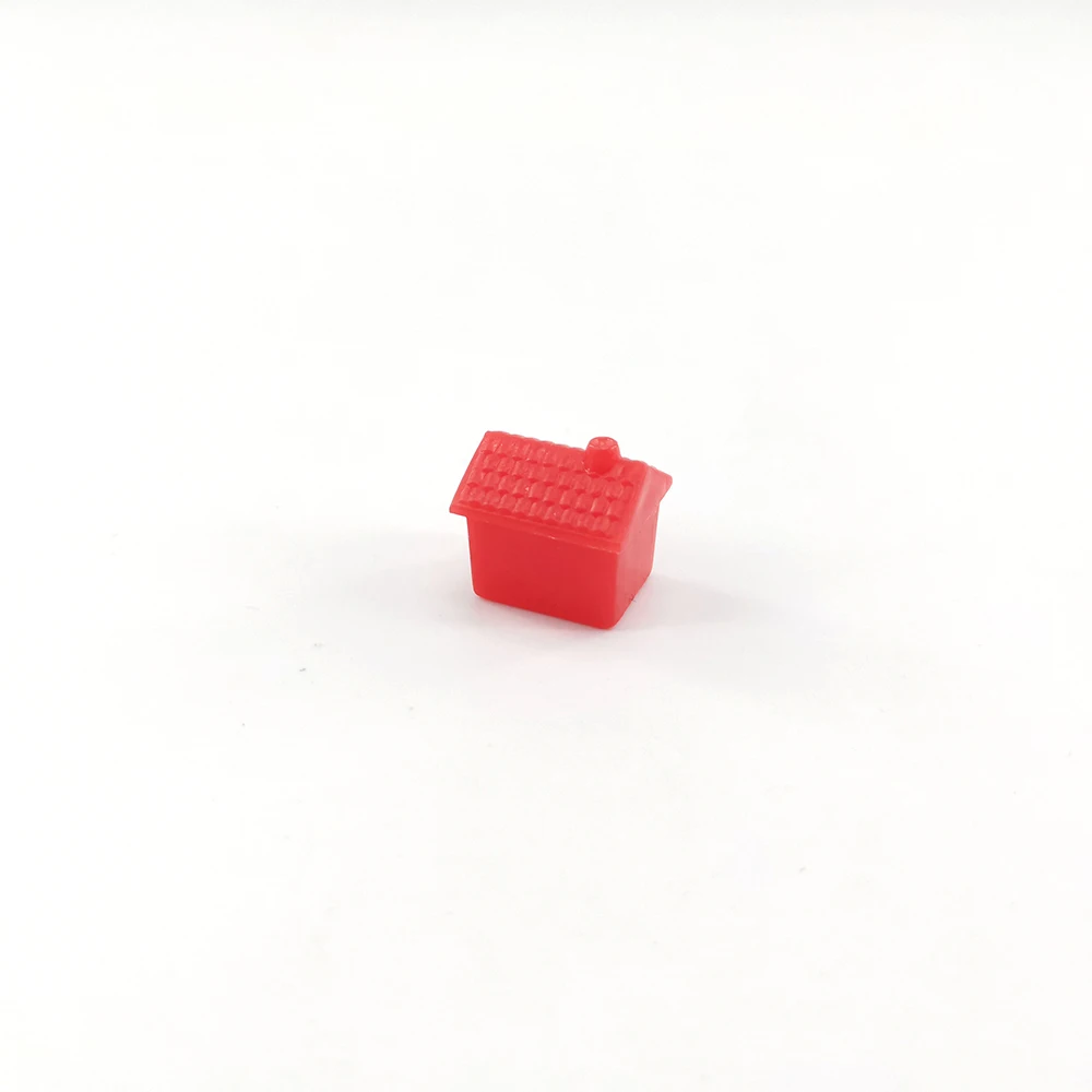 Plastic Toy Building Cubby House Custom Board Game Accessories Tokens Playing Pieces