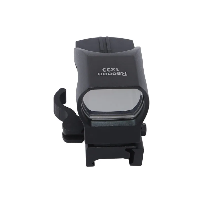 Red Win Multi Reticle 6 level Red & Green Illumination Quick Detach Mount Base Racoon 1x33 Red Dot