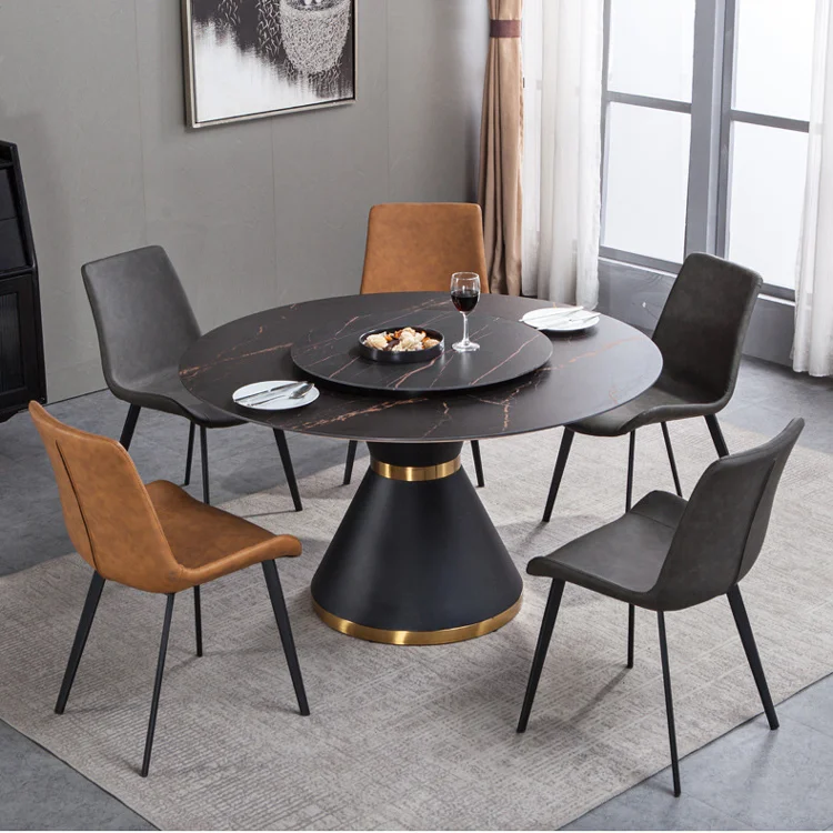 Meja Макан стол яслях обработка мрамора esstisch Silla de Меса Comedor Modernos мебель для дома класса люкс круглый мраморный обеденный