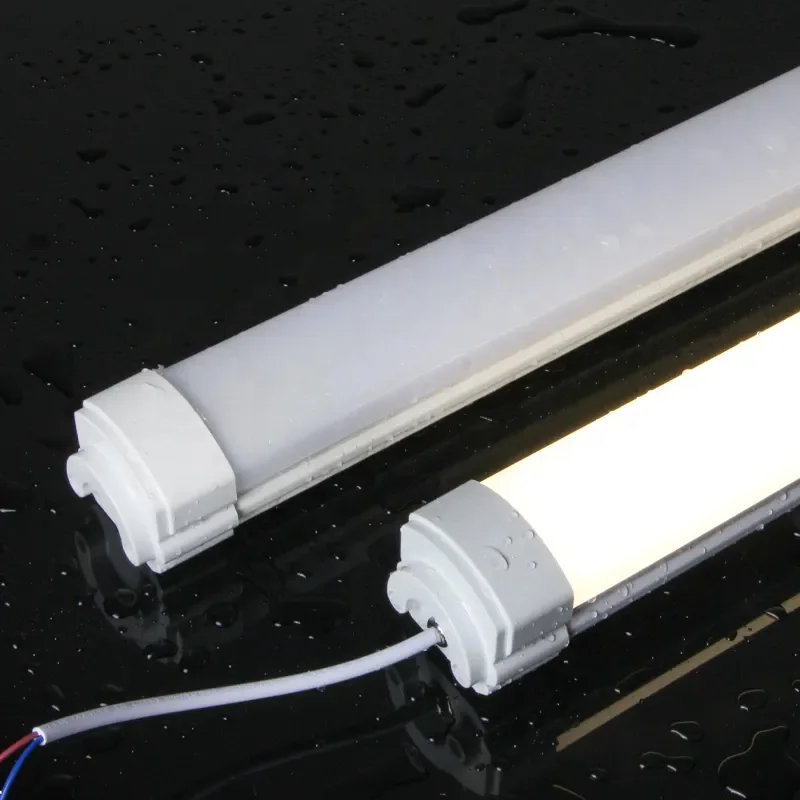 Smart Motion Sensor On Dim Off Decrease Gradually Turn off Completely IP65 LED Tri-Proof Linear Fitting for Parking lot Garage