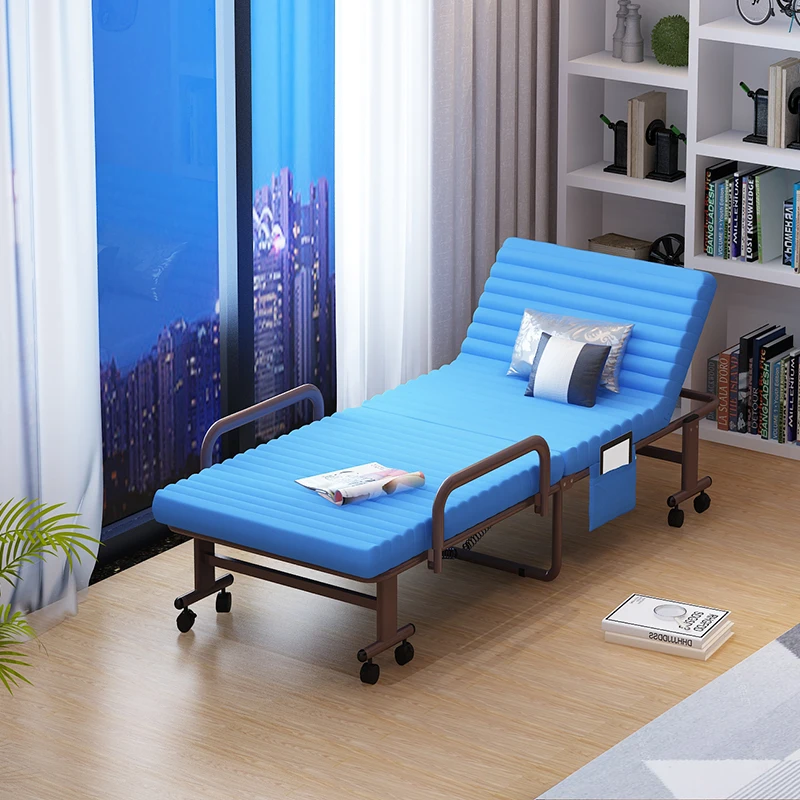 Multi-function home office nap single double wall beds sofa chair metal folding  bed