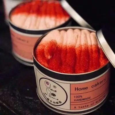 Donguan factory small round tin can for cake