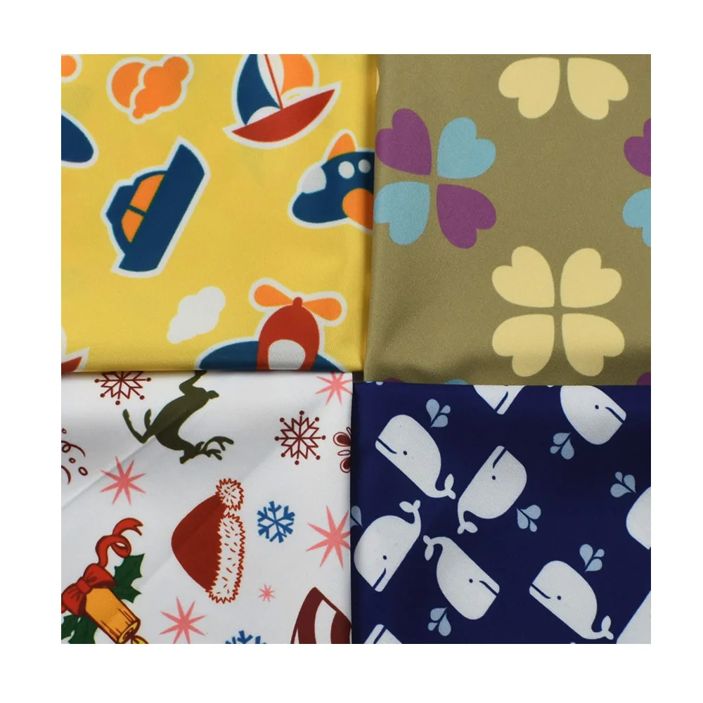 Recycled Polyester Waterproof PUL fabric PFAS free RPET fabrics