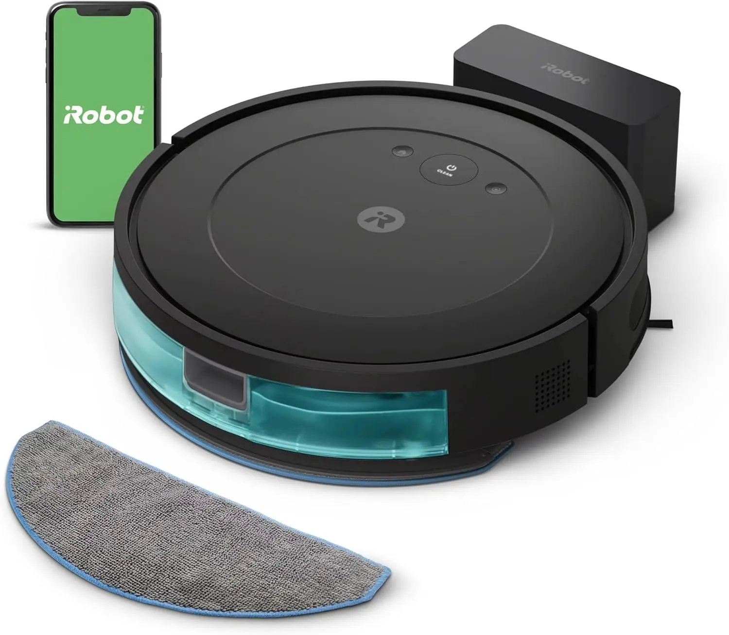 IRobot Roomba Combo робот пылесос и Швабра (Y0110) -просты в использовании всасывание пылесосы швабры многоповерхностная Очистка