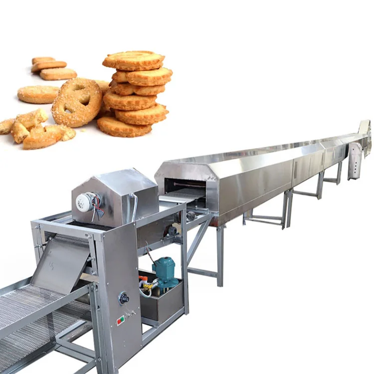 Fully automatic biscuit making machine hard and soft biscuit production line
