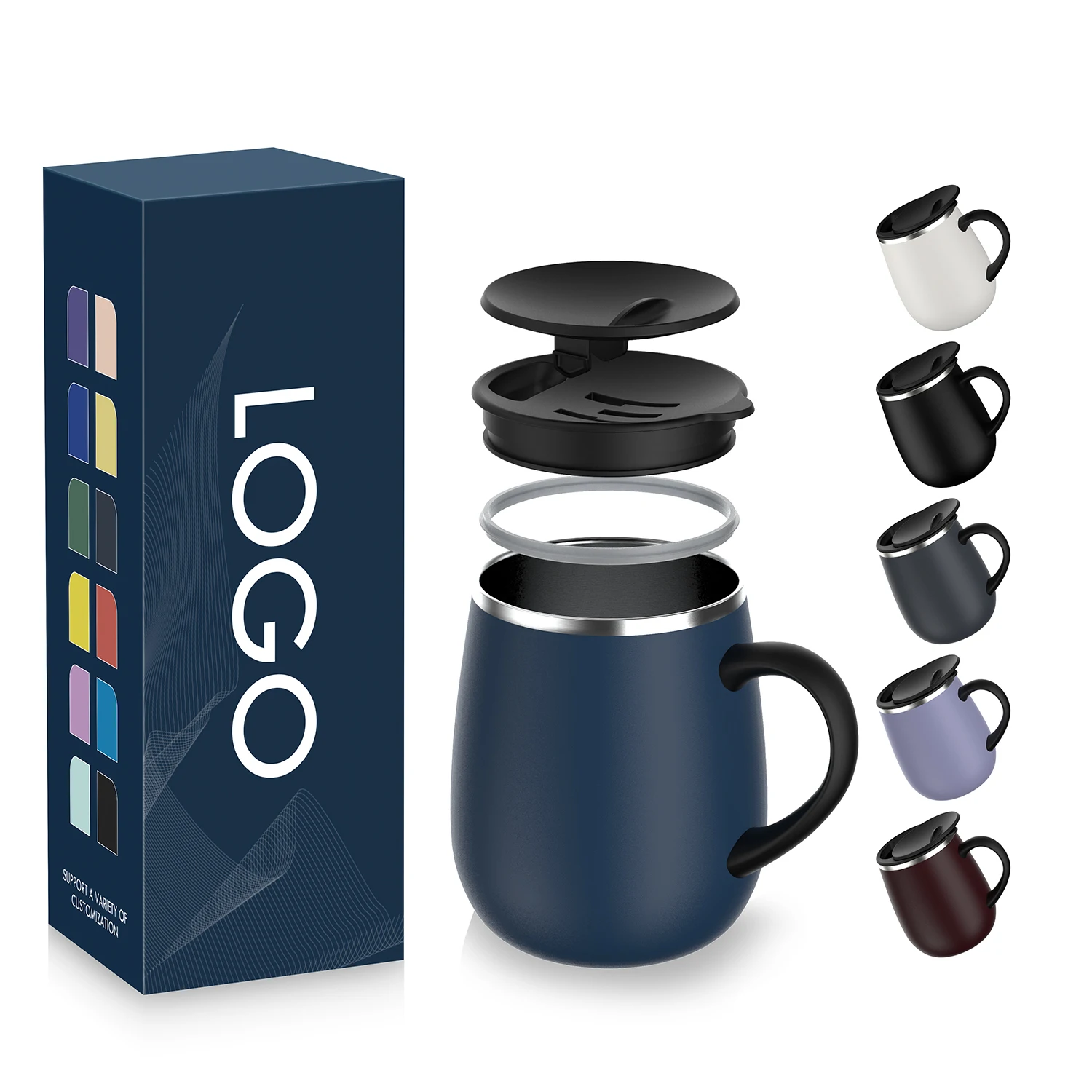 ANSUNE stainless steel travel coffee mugs