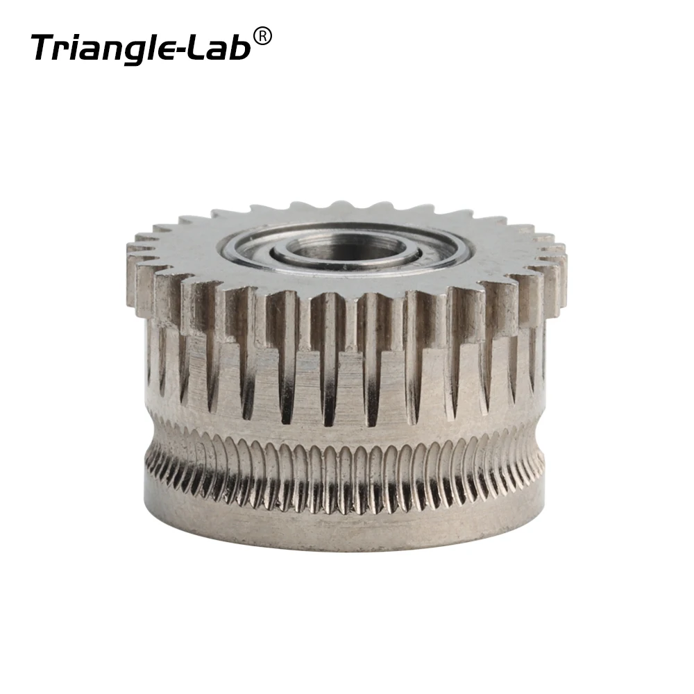 Trianglelab K1 редуктор из цельнометаллической нити приводной механизм для / Max экструдер Шестерня никелированная высокая твердость