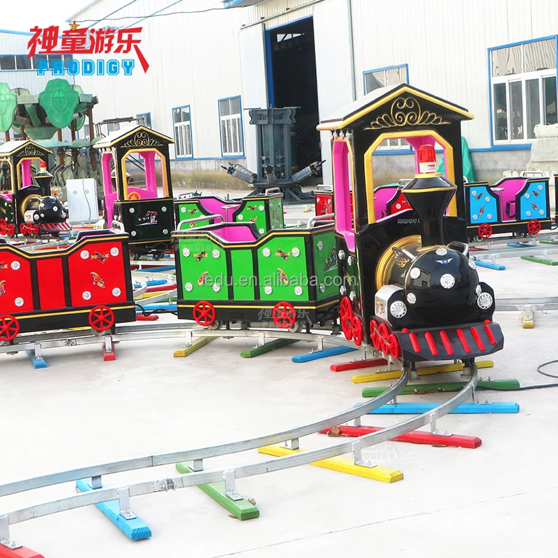 Cheap price kids amusement park family ride mini track train ride for sale