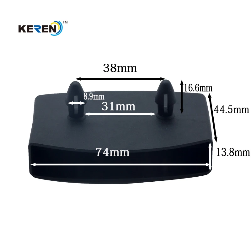 76*44.5*17mm PE Material Plastic Bed Slat Cap for bed frame
