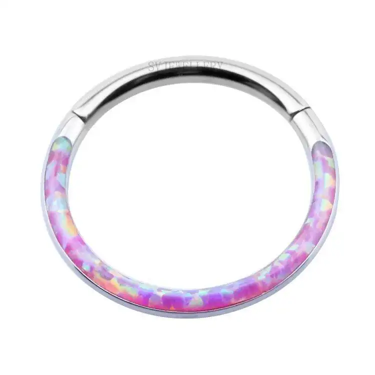 Wholesale Custom Neutral Style Attractive Nose Hoop Ring F136 Titanium Women Sexy Navel Ring Piercing Bulk Piercing Jewelry