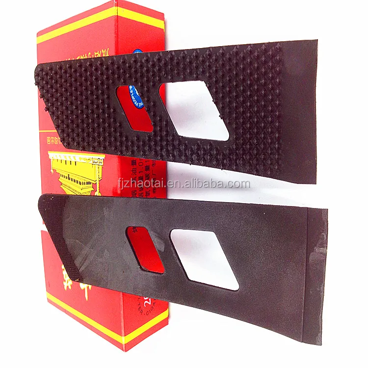 Logo print pvc rubber material hook and loop sleeve tab for jacket cuff